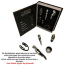 Kit Completo para Servir Vinho + Case Extra - ÚLTIMAS UNIDADES